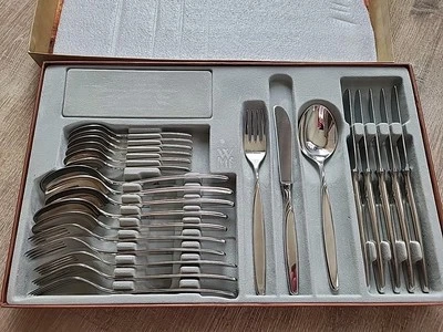 ☆ WMF 🌼 Silber Menü-Besteck ROM für 6 Personen Patent 90"🌼 30 Teile 🌼 TOP ☆ - Bild 1 von 4