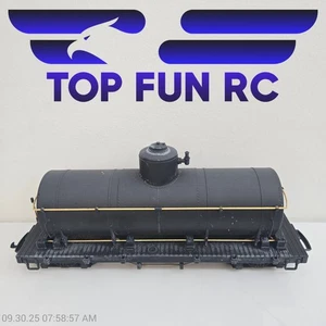 LGB G-Gauge 4080GR Tank Car, Black Single Dome Tank Car - Picture 1 of 5