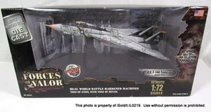 NEW NIB FORCES OF VALOR 1:72 U.S. F-14A TOMCAT Kuwait 1991 No. 80010 Die-cast - Foto 1 di 5