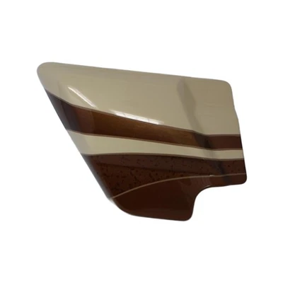 66612-11DFV NEW OEM HARLEY-DAVIDSON CVO LEFT SIDE COVER VINTAGE GOLD FLTRUSE - Image 1 of 3