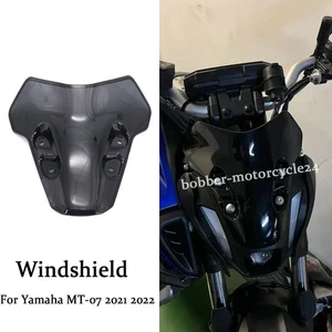 Parabrisas de moto para Yamaha MT-07 MT07 2021 2022 Parabrisas Deflector - Imagen 1 de 13