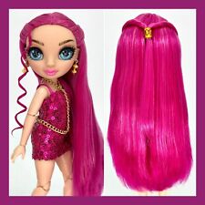 ❤️Rainbow High Jr High Series 2 Stella Monroe 9" Doll Fuchsia Pink Long Hair❤️