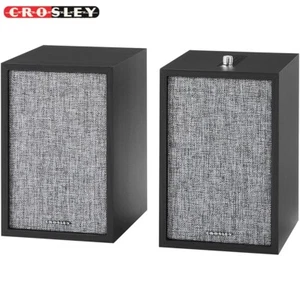 Crosley S200A-BK 4" Active Powered Bluetooth Stereo Speakers-Black - Picture 1 of 5