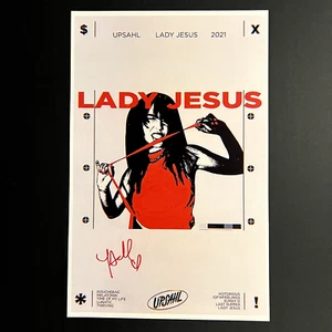Upsahl Signed Lady Jesus Poster w/ Exact Proof (Tour Autograph NOT Vinyl / CD) - Picture 1 of 7