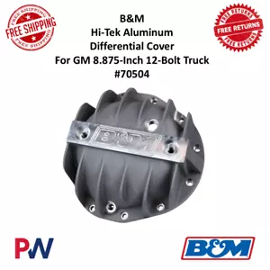 B&M Differential Cover Hi-Tek Aluminum For GM 8.875 in. 12 - Bolt Truck #70504 - Picture 1 of 5