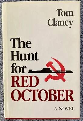 1984 The Hunt for Red October by Tom Clancy BCE HB/DJ Naval Institute Press Foto 1 de 4