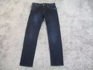 Levis 511 Jeans Mens 30X32* Indigo Blue Premium Big E Salvaged Stretch Denim - Picture 1 of 18