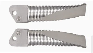 Chrome Rear Passenger Foot Pegs for Suzuki GSXR 600 750 1000 2001–2004 - Bild 1 von 1