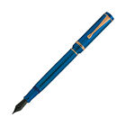 Conklin Duragraph Metal Fountain Pen in Blue - Extra Fine Point - NEW in Box