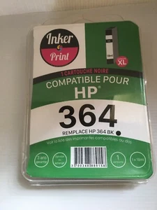 Cartouche d'encre noire XL 364 compatible HP Inker Jet - Photo 1/3