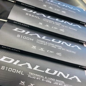Shimano 23 DIALUNA S100M 10ft 2pcs Spinning Rod New - Picture 1 of 2