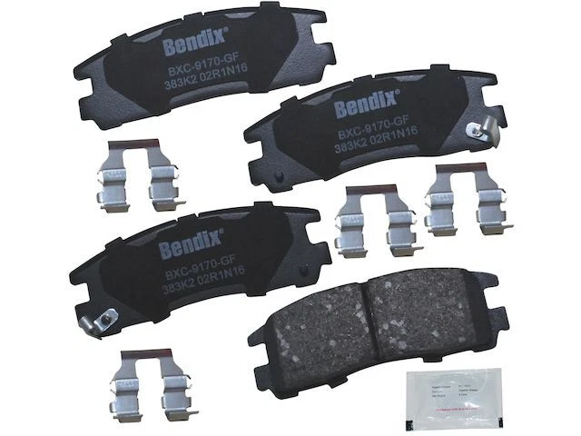 Bendix 31BC43C Rear Brake Pad Set Fits 1995-2012 Mitsubishi Eclipse - Image 1 of 1