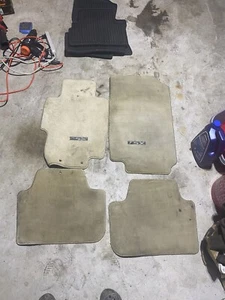 ๐2004-2008 Acura TSX TAN Carpet Floor Mats OEM HONDA Accord EURO R Dirty - Picture 1 of 15