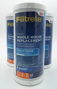 3M Filtrete Sump Style Whole House Replacement Water Filter 4WH-HDGAC-F01 x3 NEW - Picture 1 of 8