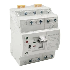 NEW Mini Dual Power Automatic Transfer Switch Grid to Alternator 4P 63A 220V - Picture 1 of 11