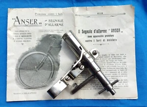 RARISSIMO ANTIFURTO A SCOPPIO DA BICICLETTA PRIMI 900 ANSER ORIGINALE - Bild 1 von 6