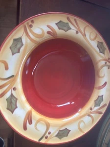 Demdaco Crimson BerriesSoup/salad Bowls red - Picture 1 of 3