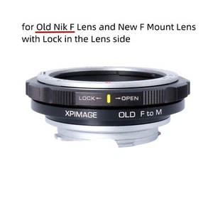XPimage Lock Lens Adapter for Old NIKON F Lens to Leica M M240P M9P M10P Camera - Picture 1 of 11