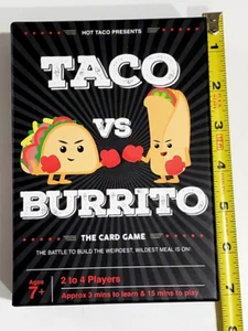 Taco vs Burrito Kartenspiel sehr beliebt überraschend strategisches Partyspiel EUC - Bild 1 von 6
