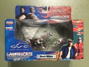 2004 Joy Ride American Chopper Series BLACK WIDOW Die Cast Motorrad 1:18, gebraucht - Bild 1 von 11