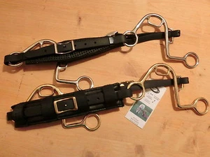 S-Hackamore BioThane Edelstahl Messing Gebisslos Distanz Nasenriemen Gel RHRHde - Picture 1 of 1