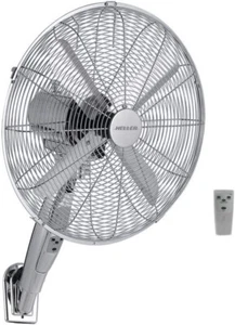Heller 40cm Wall Mounted Fan with Remote Control Timer Oscillating Tilt Bracket - Picture 1 of 1