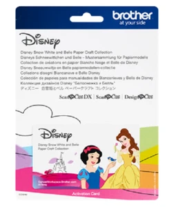 Colección artesanal de papel Brother ScanNCut Disney Blancanieves y Bella CADSNP06 - Imagen 1 de 3