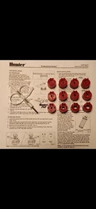 Un juego de 12 boquillas rojas para rotores Hunter PGP ADJ 130900 - Imagen 1 de 1