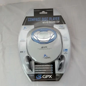GPX JOGGER 45-Sekunden ESP Tragbarer CD Player - Stoßschutz C3971 NEU VERSIEGELT - Bild 1 von 8