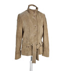 New vintage new look genuine suede leather beige Jacket 14 more 10/12