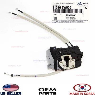 Actuador de bloqueo de puerta delantera izquierda genuino lado del conductor OEM KIA SPORTAGE 2011-16 Foto 1 de 3