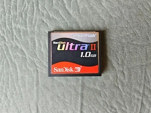 SanDisk Ultra II 1 GB CompactFlash Memory Card - Picture 1 of 1