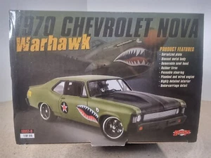 GMP 1:18 1970 CHEVROLET NOVA WARHAWK 1 OF 516 OLIVE DRAB GREEN WAR PLANE THEAM - Picture 1 of 11