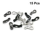  15 PCS Keychain Lock Hook LED Slap Wrist Band Spring Shackle Carabiner