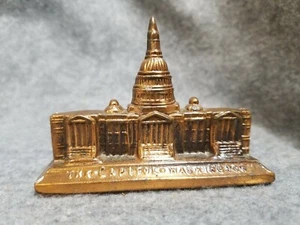 Capital Washington DC Metal Paperweight, 3 3/4" long. - Picture 1 of 5