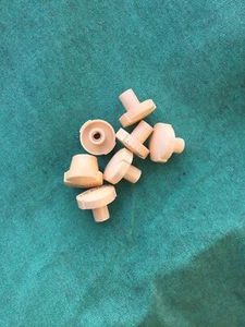 OLD VINTAGE DASH IVORY KNOB X7 HOT ROD FORD GAUGE PANEL COUPE FORD TROG SCTA - Picture 1 of 15