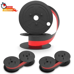 3 Pcs Sharp El-1197Piii Ink Ribbon - Canon MP11DX Calculator Ink Ribbon - Red/Bl - Picture 1 of 12