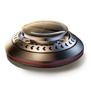 Solar-Powered Rotary Car Air Freshener Fragrance Diffuser Perfume Auto Accessory - Picture 1 of 9