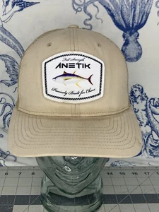 Anetik Trucker Hat Adjustable SnapBack Beige Hat With Comfy Breathable Fit (A1) - Picture 1 of 9