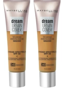 (Paquete de 2) Maquillaje Maybelline Dream Urban Cover Cobertura Completa (Capuchino) 1 OZ - Imagen 1 de 8