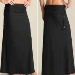 NWT ATHLETA Black Brahma Maxi Skirt Size Small - Picture 1 of 12