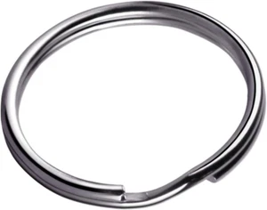 Key Rings 1 Inch Key Rings Metal Keychain Rings Split Keyrings Flat Ring New... - Picture 1 of 12