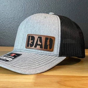 DAD 2A 2nd Amendment patriotische seitliche Leder-Patchmütze - Bild 1 von 6