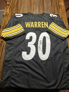 JAYLEN WARREN PITTSBURGH STEELERS SIGNED JERSEY JSA AUTHENTICATED XL - Picture 1 of 6