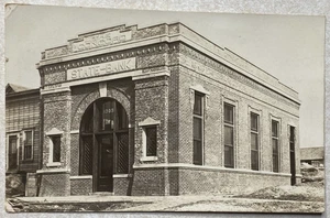 H2784 Postkarte RPPC Echtfoto The Concord State Bank Nebraska NE - Bild 1 von 2