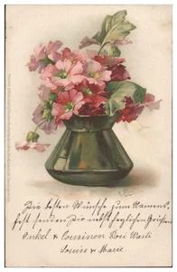 XX1060/ Catharina Klein Litho AK Blumen, Meissner & Buch Verlag 1902 - Picture 1 of 2