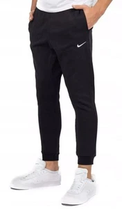 Size L- Nike Joggers Club Fleece Tapered Athleisure Pants Black 716830-010 - Picture 1 of 2