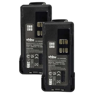 2x Akku für Motorola PMNN4491AR PMNN4418AR Funkgerät 2600mAh 7,4V - Zdjęcie 1 z 9