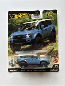Hot Wheels 2024 Toyota Land Cruiser Blue Off Road Premium Car Culture NEW - Picture 1 of 5