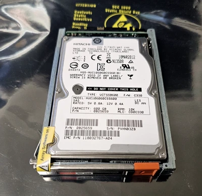 Hitachi UCTSSB600 SAS / HUC106060CSS600 | 600GB, 10K RPM | 6Gbps | 2.5" EMC - Image 1 of 4